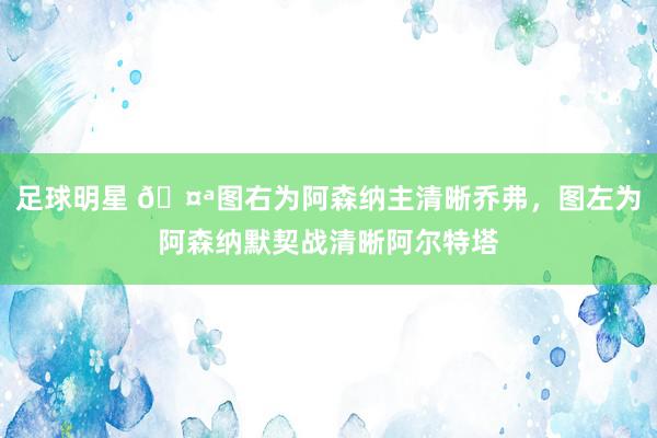 足球明星 🤪图右为阿森纳主清晰乔弗，图左为阿森纳默契战清晰阿尔特塔